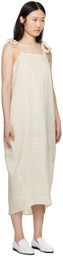 Max Mara Leisure Off-White Senna Midi Dress