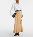 Dorothee Schumacher Poplin Power cotton-blend maxi skirt