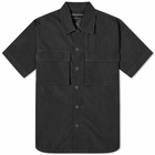 Maharishi Men's Advisors Short Sleeve Shirt in Black