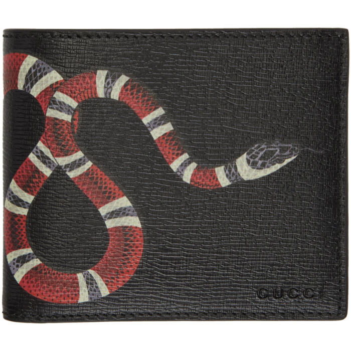Photo: Gucci Black Snake GG Wallet