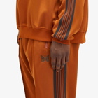 Needles Men's Poly Smooth Narrow Track Pants in Rust