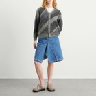 TOGA ARCHIVES Women's TOGA Regimental Knit Cardigan in Grey