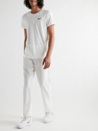 Nike Tennis - NikeCourt Advantage Slim-Fit Dri-FIT Mesh Half-Zip Tennis T-Shirt - White