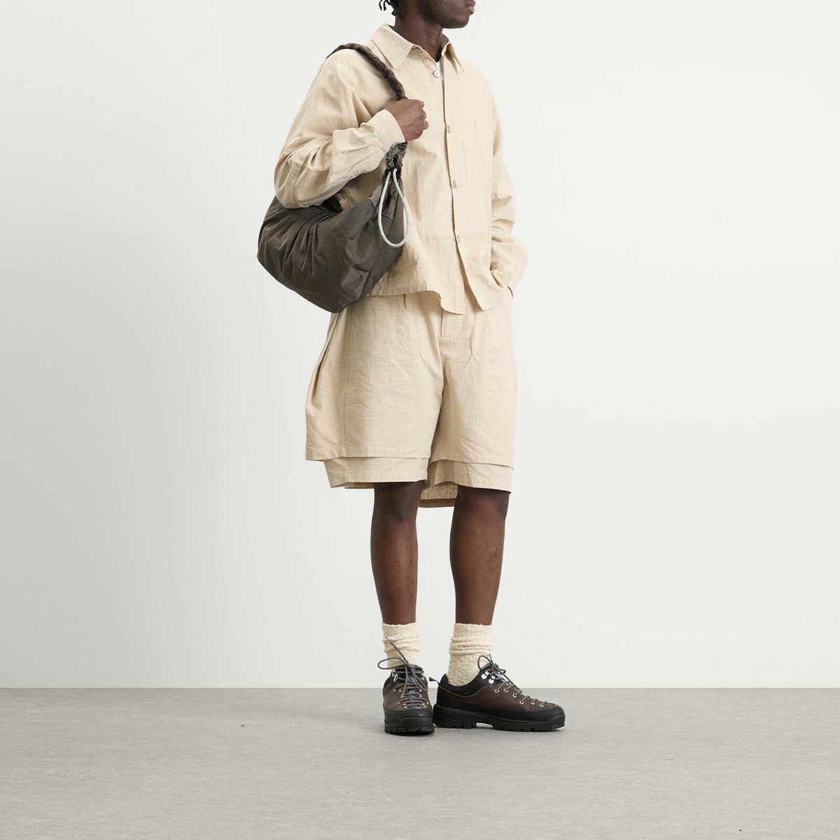 Gander Men's Deans Shirt in Beige