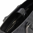 Gucci Men's GG Leather Tote Bag in Black 