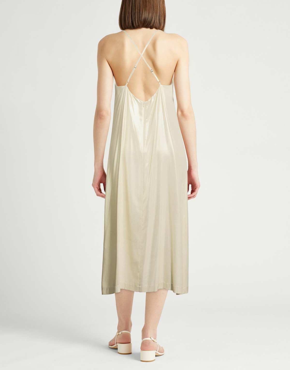 Peserico Womens Midi dress Platinum