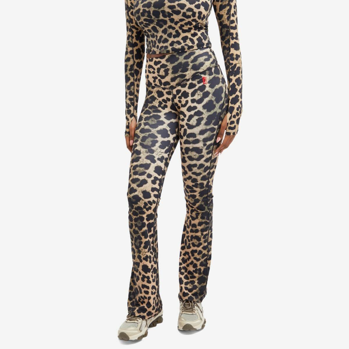 P.E Nation Women's Reform Full Length Leggings in Leopard