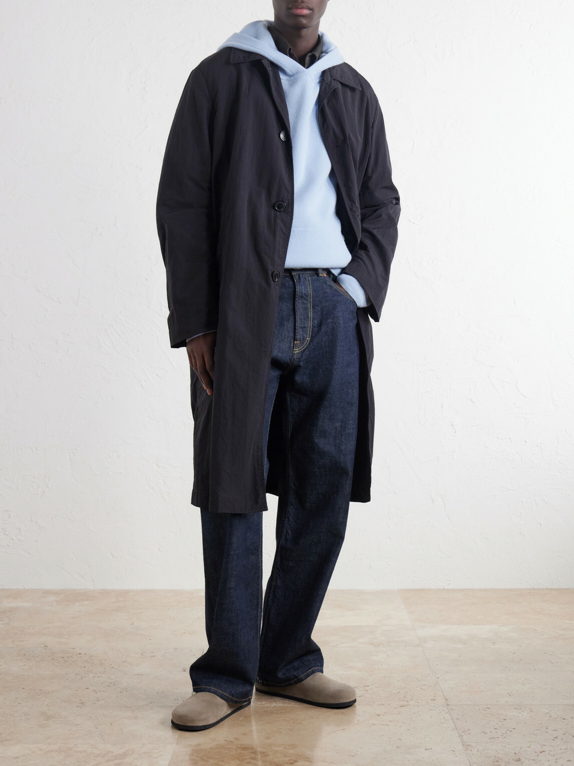 God's True Cashmere - Cashmere Hoodie - Blue