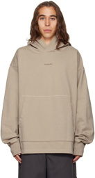 Acne Studios Gray Cotton Hoodie