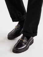 VINNY'S - Le Club Horsebit Leather Loafers - Black - EU 40