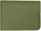 Jil Sander Khaki Folded Card Holder