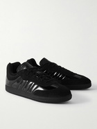 adidas Originals - Dingyun Zhang Samba Mesh-Trimmed Suede and Patent-Leather Sneakers - Black