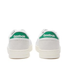 Reebok Men's LT Court Sneakers in White/Glen Green/Core Grey