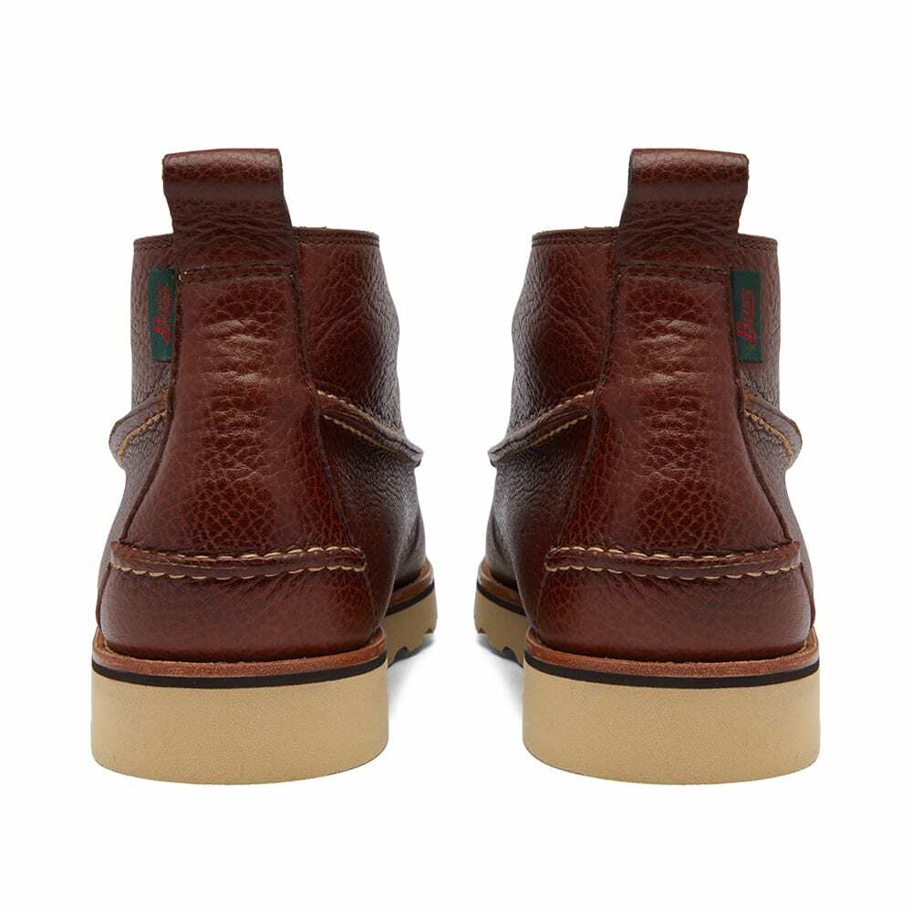 Bass Weejuns Men's Camp Moc III Ranger Boot in Tan Tumbled Leather