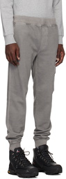 C.P. Company Gray Emerized Lounge Pants