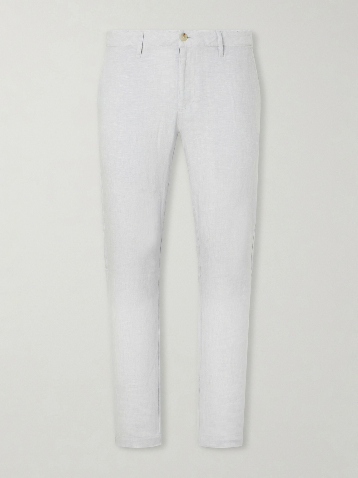 Onia - Straight-Leg Linen Trousers - Blue