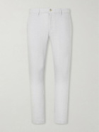 Onia - Straight-Leg Linen Trousers - Blue