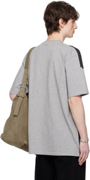 McQueen Gray Skull T-shirt