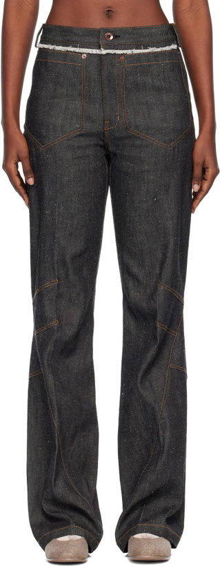 Photo: Kiko Kostadinov Indigo K Straight Leg Jeans