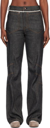 Kiko Kostadinov Indigo K Straight Leg Jeans