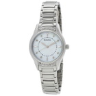 Bulova Quartz White Mother of Pearl Dial Ladies Watch 96R216