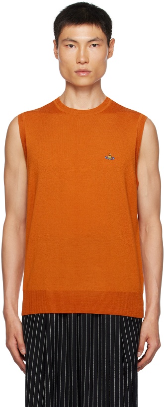 Photo: Vivienne Westwood Orange Embroidered Vest