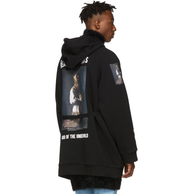 Undercover Black Dead Hermits Hoodie Undercover Undercover Black Dead Hermits Hoodie Undercover