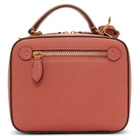 Mark Cross Pink Baby Tumbled Laura Bag