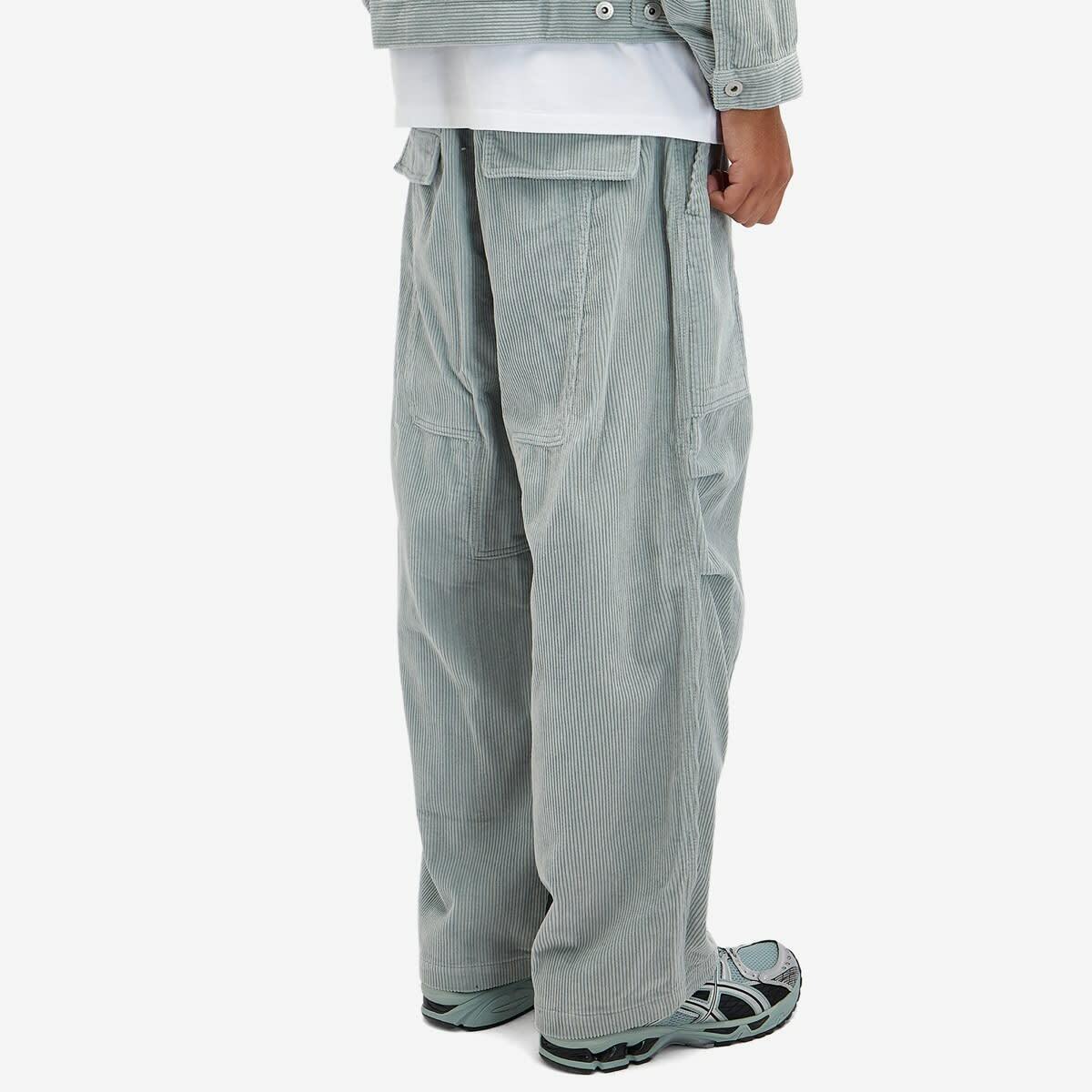 P.A.M. Men's Corduroy Pondering Trousers in Sky Grey