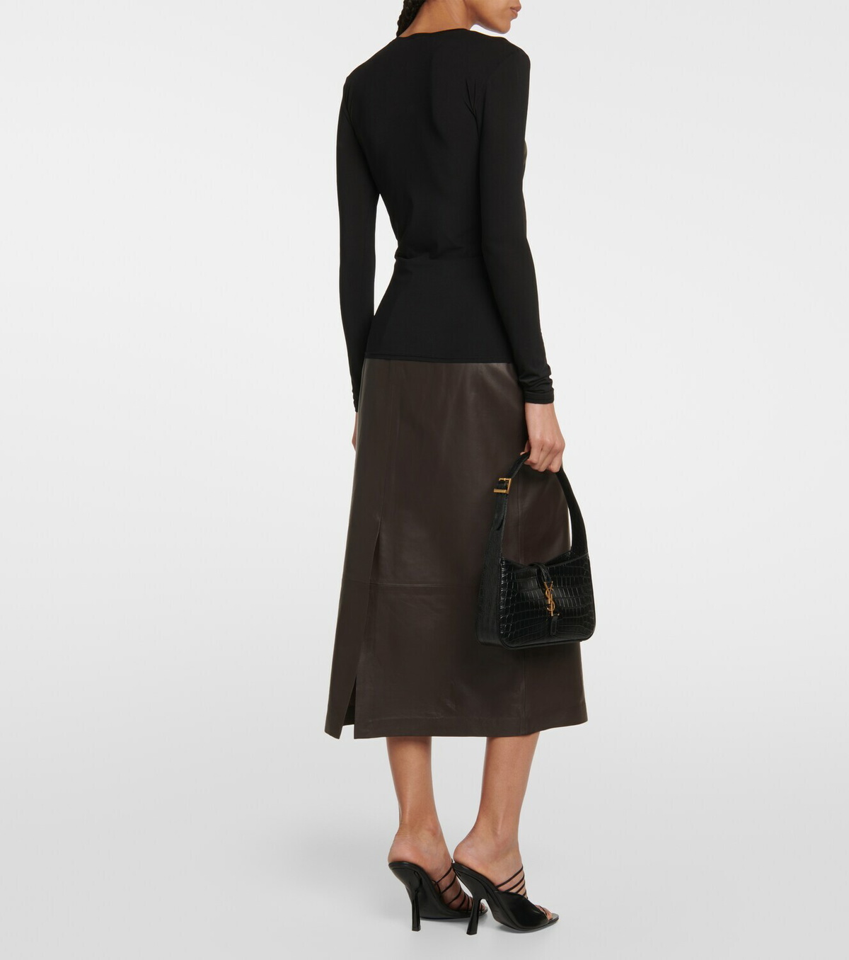 Stouls Maeve lamb leather T-shirt