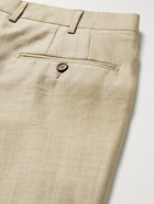 SID MASHBURN - Wool-Hopsack Trousers - Neutrals