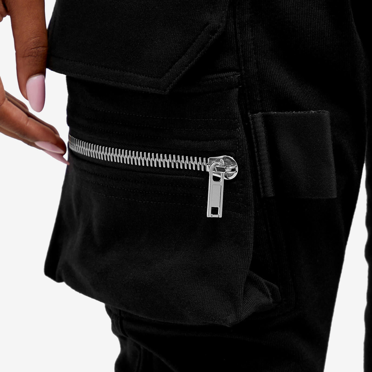 Rick Owens Women's Mastodon Cargo Pants in Black Rick Owens