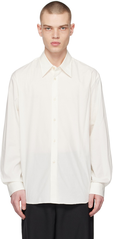 Photo: Acne Studios Off-White Button Shirt