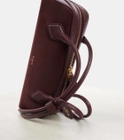 Alaïa Le Teckel Small suede shoulder bag