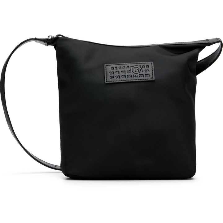 Photo: MM6 Maison Margiela Black Logo Patch Pouch