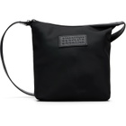 MM6 Maison Margiela Black Logo Patch Pouch