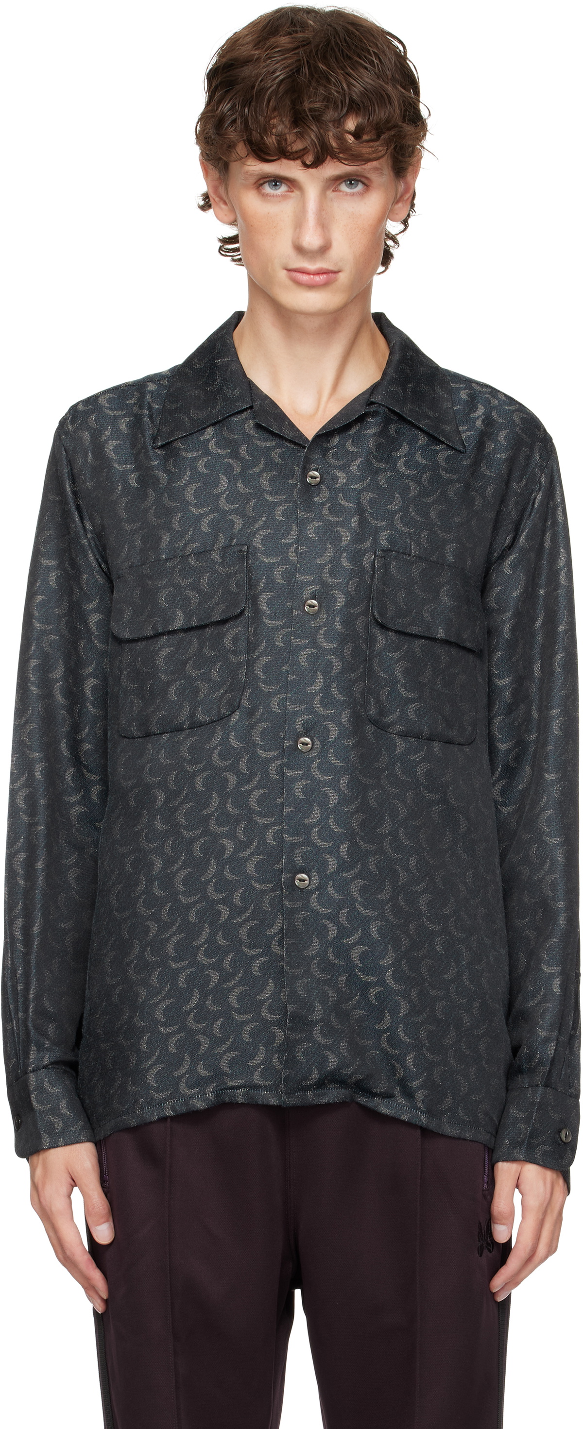 NEEDLES Navy Classic Shirt