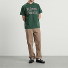 Palmes Men's Society T-Shirt in Dark Green