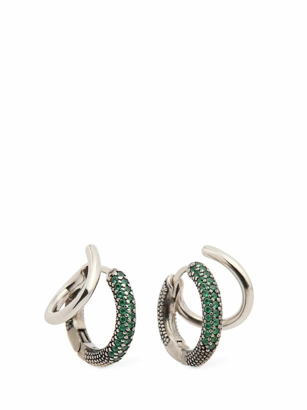 Photo: PANCONESI Stellar Pavé Hoop Earrings