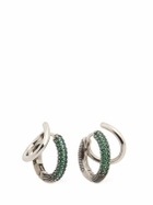PANCONESI Stellar Pavé Hoop Earrings