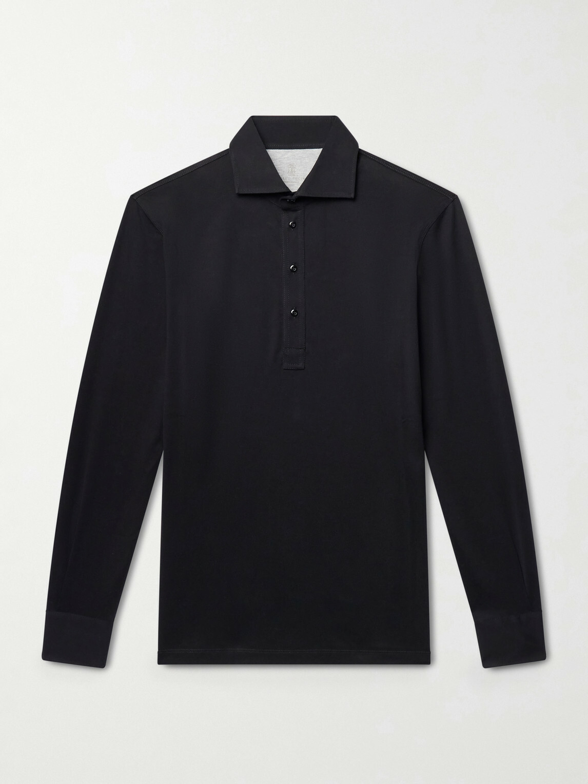 Brunello Cucinelli - Cotton Polo Shirt - Black