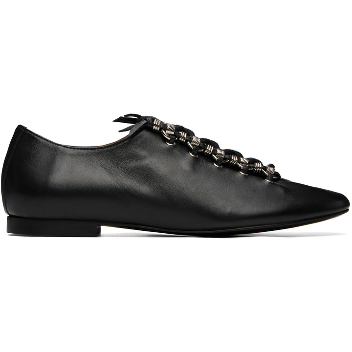 Photo: Toga Virilis Black Leather Derbys