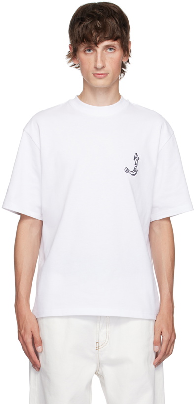 Photo: JACQUEMUS White La Casa 'Le t-shirt Merù' T-Shirt