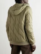 DRKSHDW by Rick Owens - Quilted Shell Hooded Jacket - Green