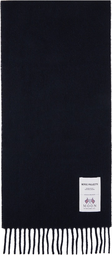 Photo: NORSE PROJECTS Navy Moon Scarf