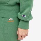 Champion Women's x Beams Boy Hooded Sweat in Green