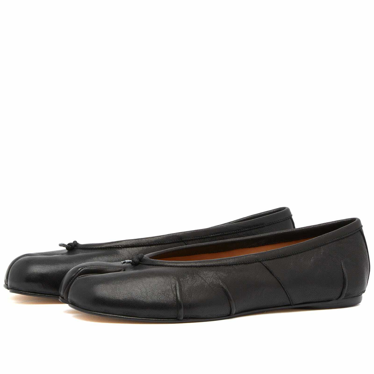 Maison Margiela Women's Tabi Ballerina Shoes in Black