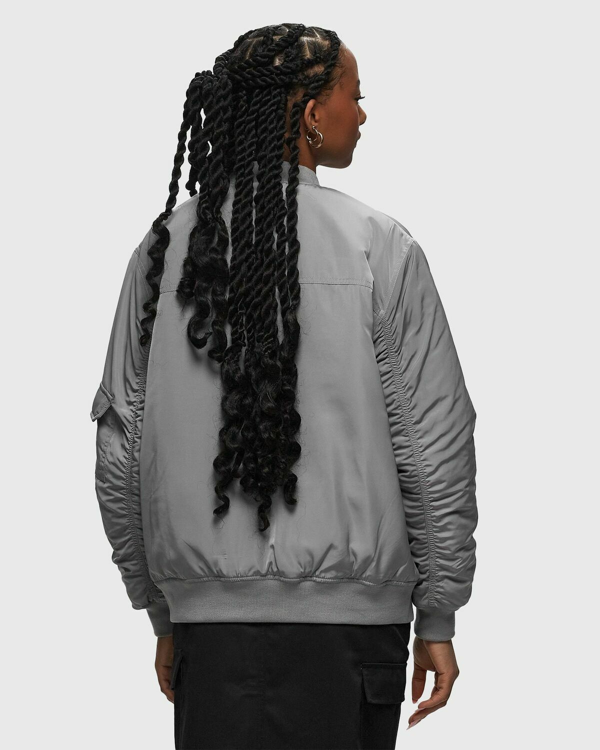 【専用】OUAT MIXED GRAY  BOMBER Envii Enmichigan Jacket 7015 Grey Bomber Jackets Envii