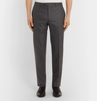 Canali - Dark-Grey Stretch-Wool Trousers - Men - Dark gray