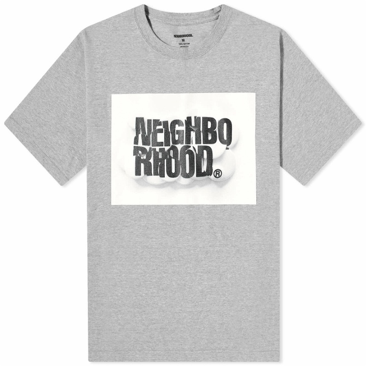 Photo: Neighborhood Men's 28 Printed T-Shirt in Grey